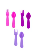 Lunch Punch Lunch Punch - Mini vork en lepel set - Blush