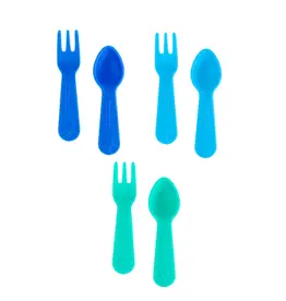 Lunch Punch Lunch Punch - Mini vork en lepel set - Burst