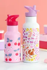 A Little Lovely Company RVS Drinkfles 500 ml - Bloementuin