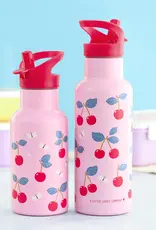 A Little Lovely Company RVS Drinkfles 500 ml - Kersen