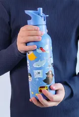 A Little Lovely Company RVS Drinkfles 500 ml - Piraten