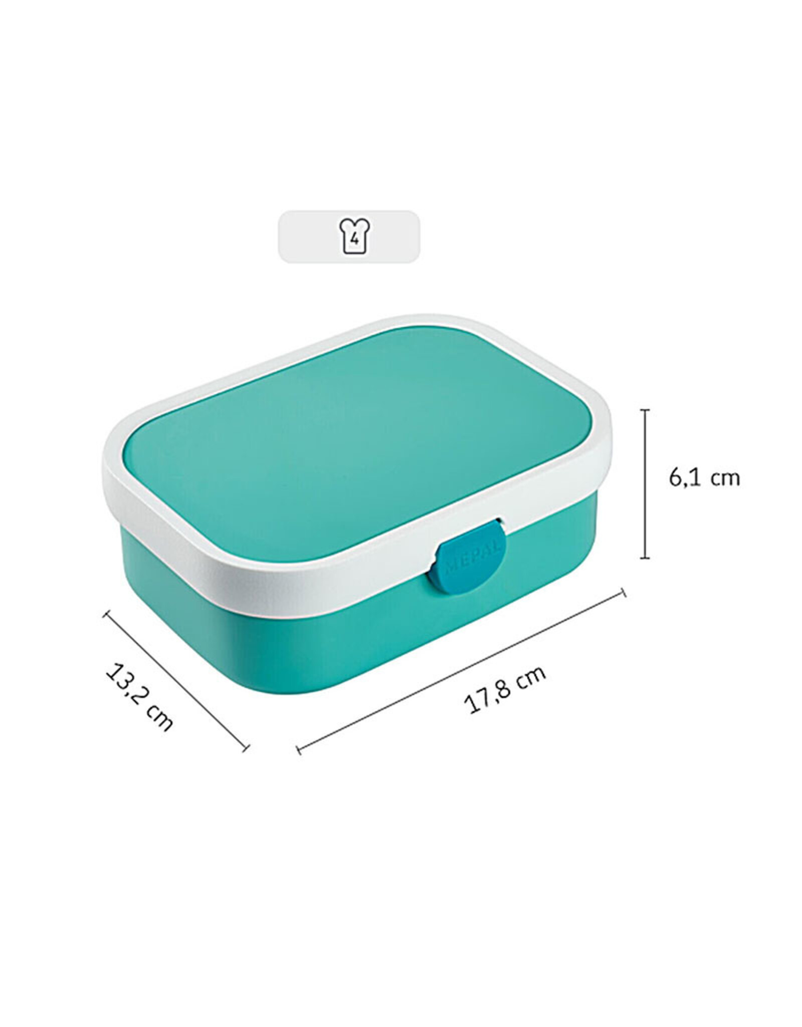 Mepal Lunchbox met vakjes Campus - Tropical Ocean