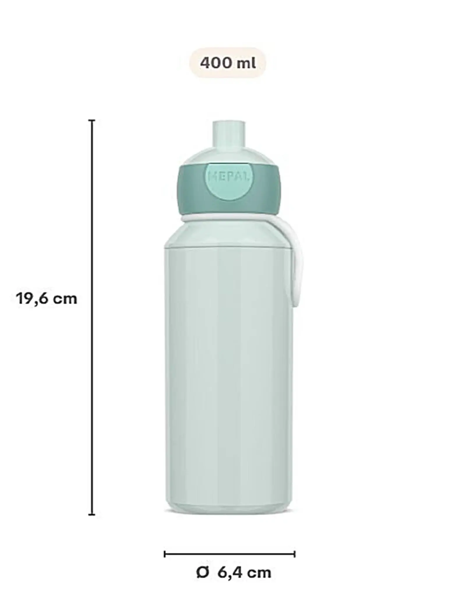Mepal Drinkfles pop-up Campus 400 ml - Unicorn Glow