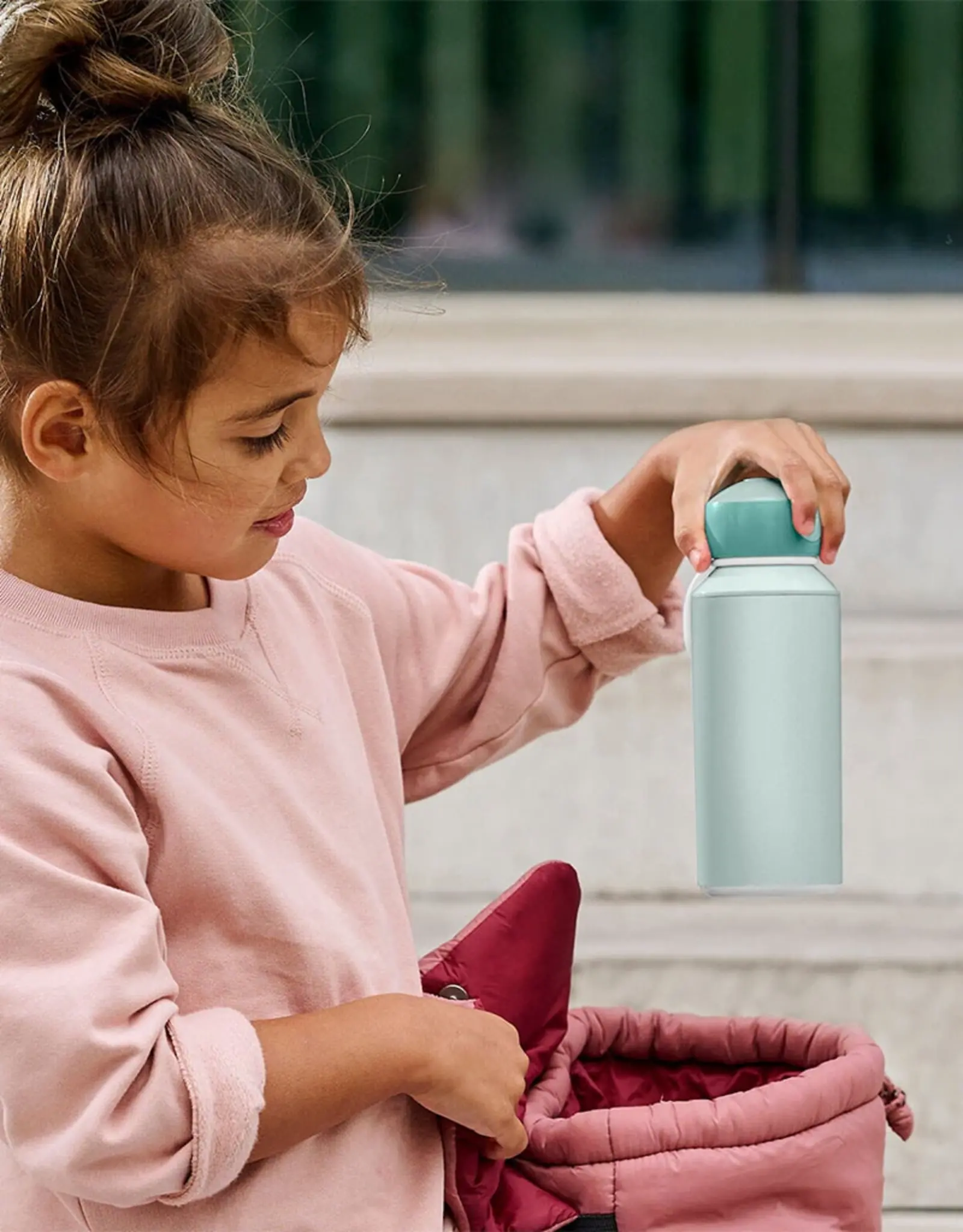 Mepal Drinkfles pop-up Campus 400 ml - Unicorn Glow