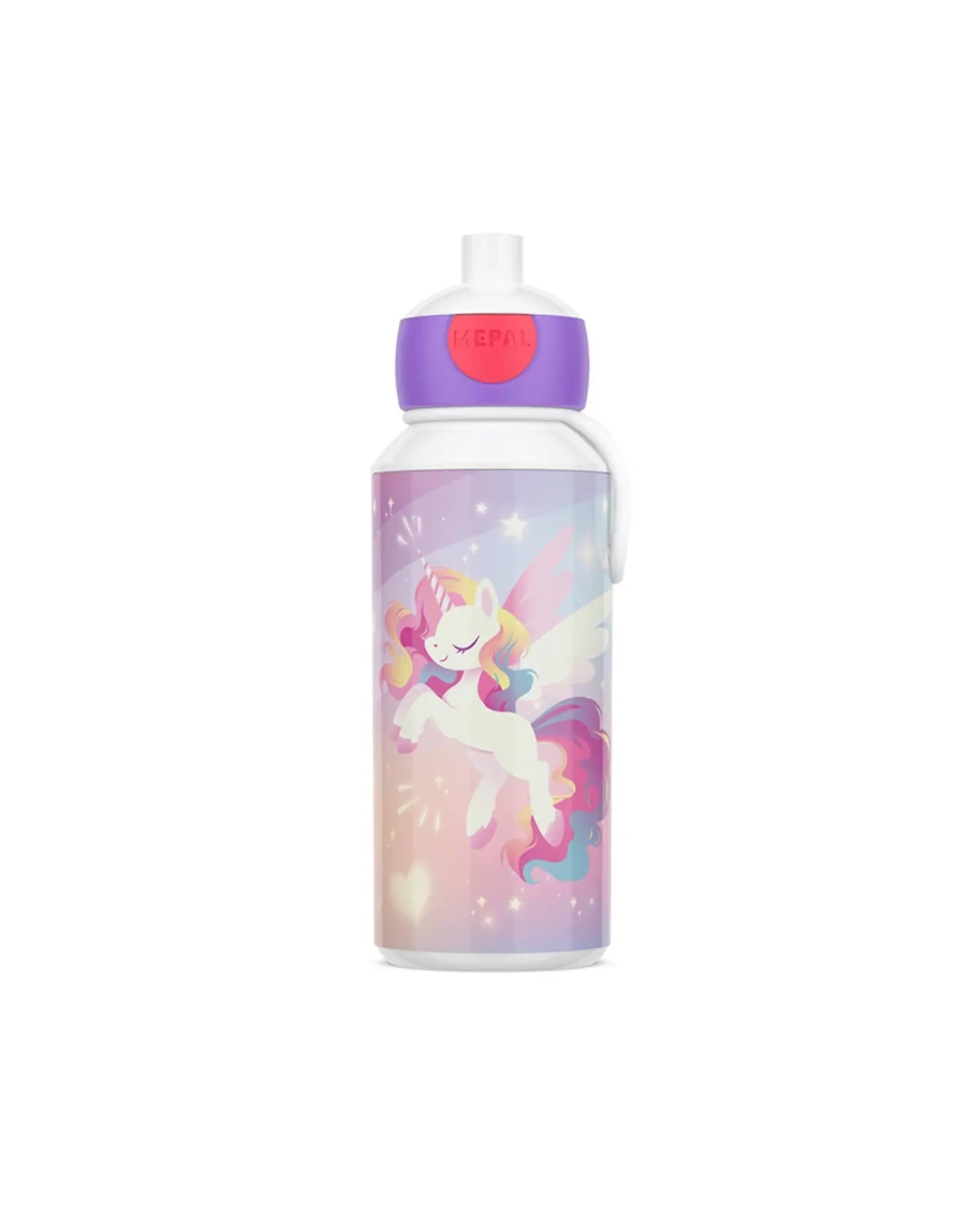 Mepal Drinkfles pop-up Campus 400 ml - Unicorn Glow