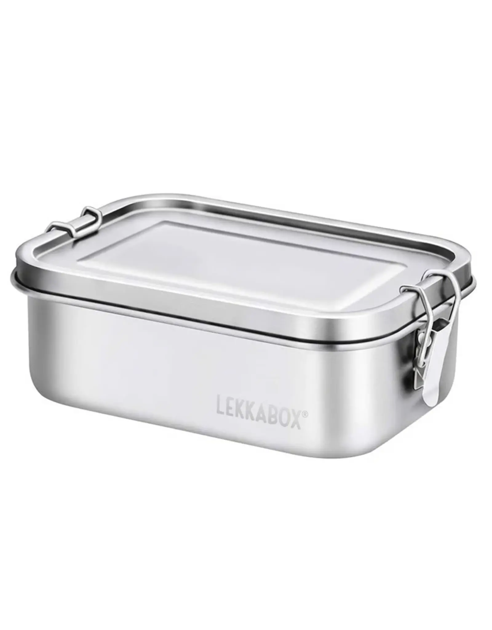 LEKKABOX Lekkabox Safe RVS Bentobox - 1000ml met flexibele verdeler