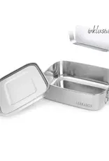 LEKKABOX Lekkabox Safe RVS Bentobox - 1000ml met flexibele verdeler