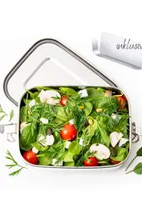 LEKKABOX Lekkabox Safe RVS Bentobox - 1000ml met flexibele verdeler