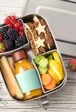 LEKKABOX Lekkabox Safe RVS Bentobox - 1000ml met flexibele verdeler