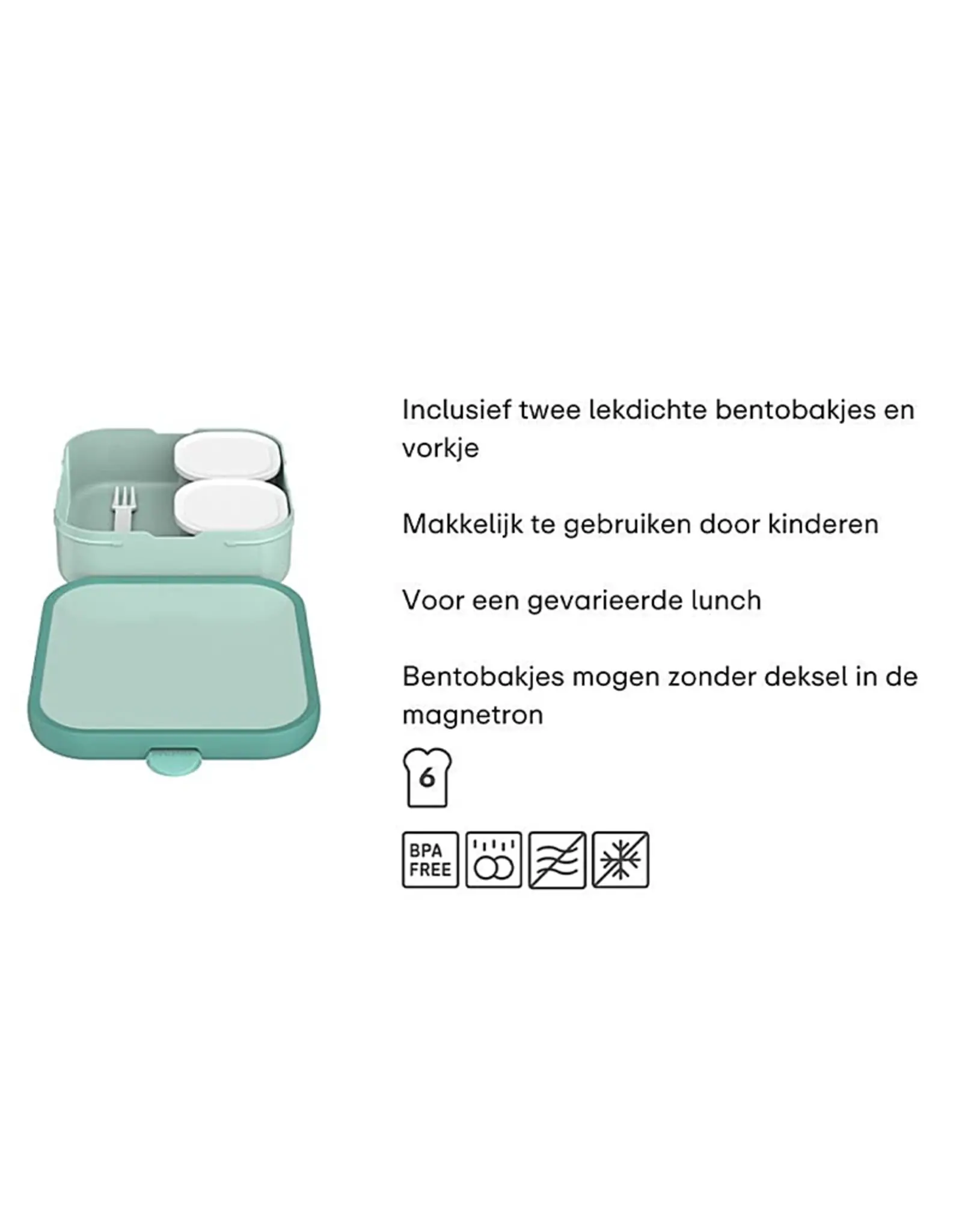 Mepal Bento lunchbox Campus groot - Cool pink