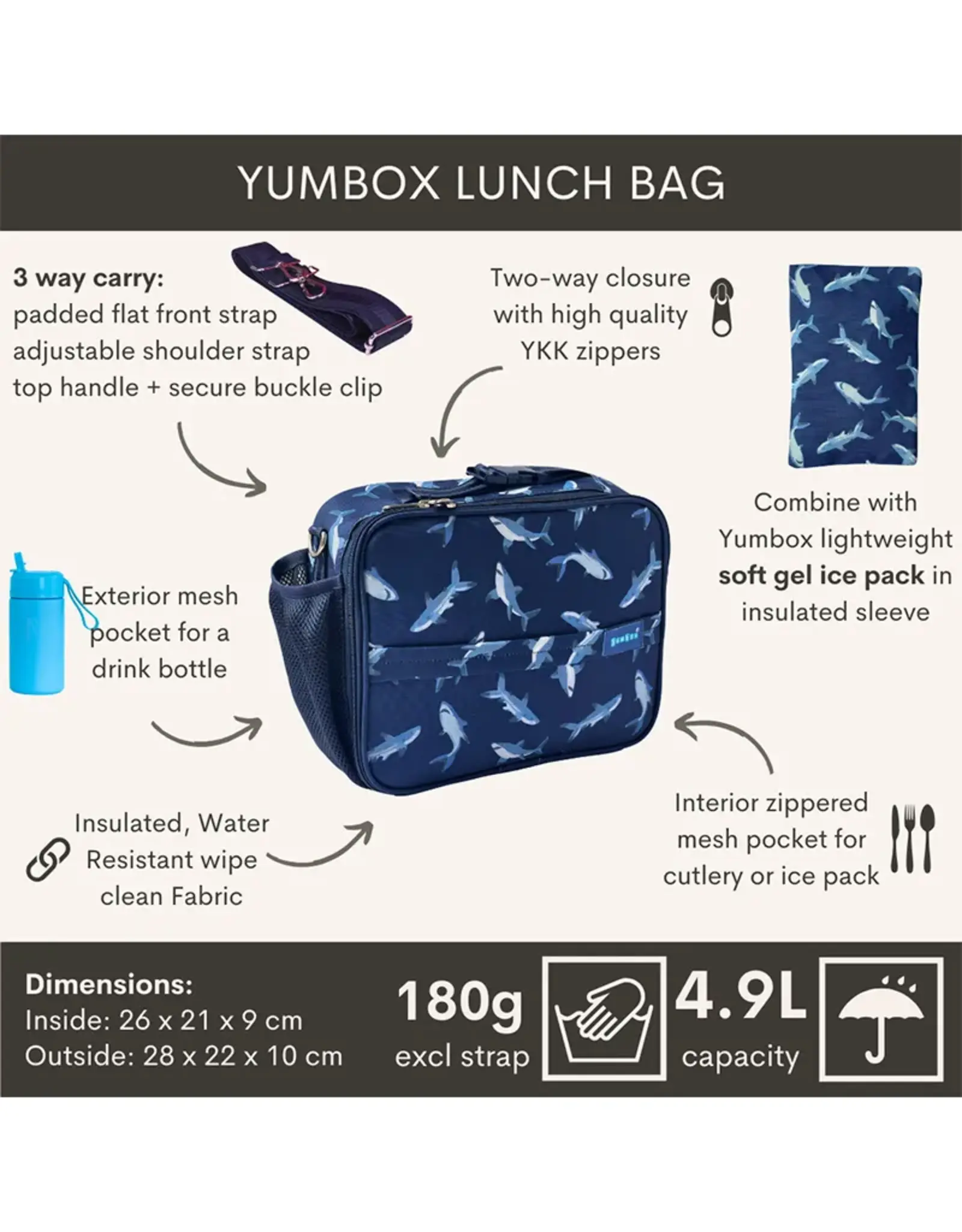 Yumbox Koeltas - Pacific Haai