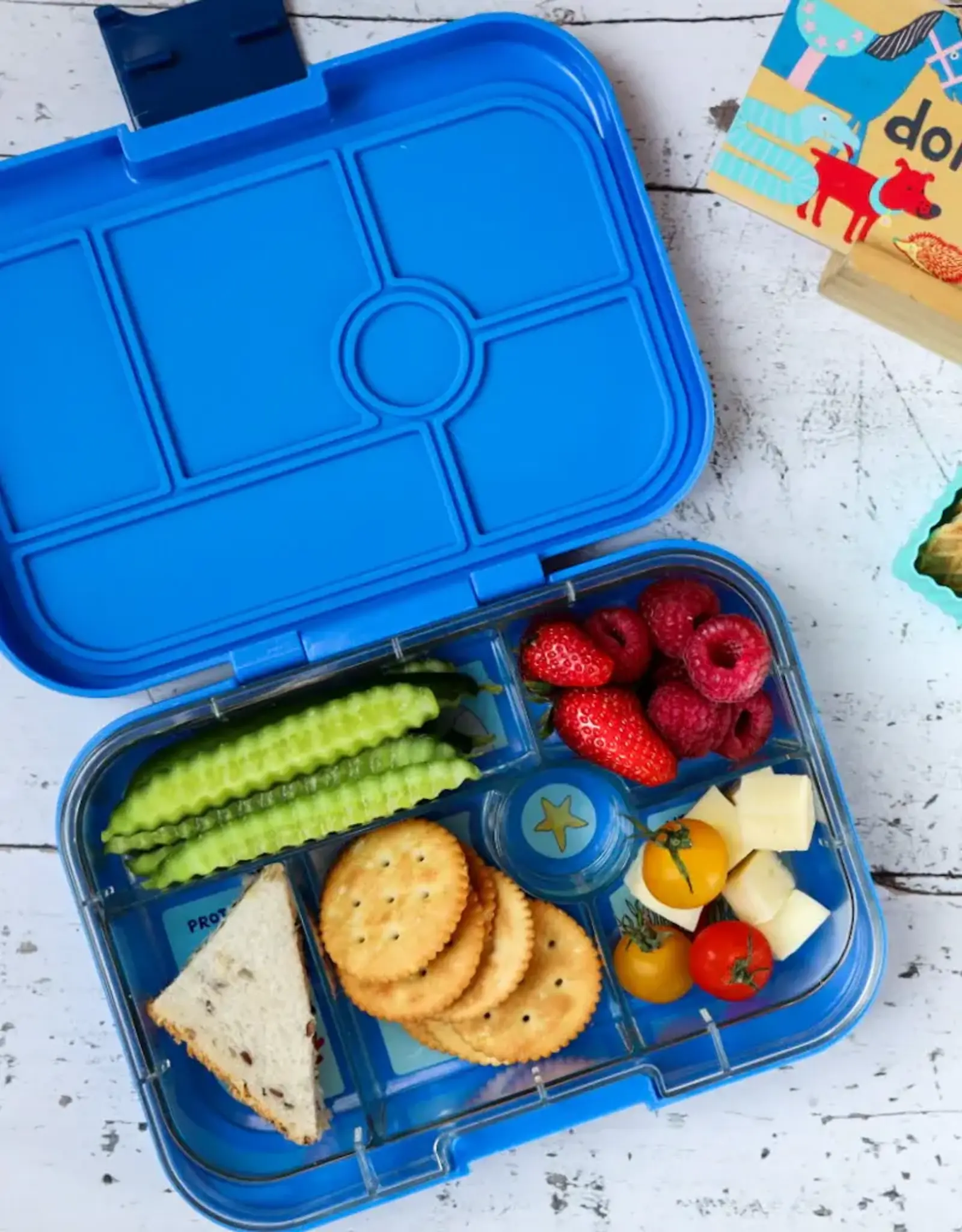 Yumbox Yumbox Original 6-vakken - Surf Blue (Rocket)