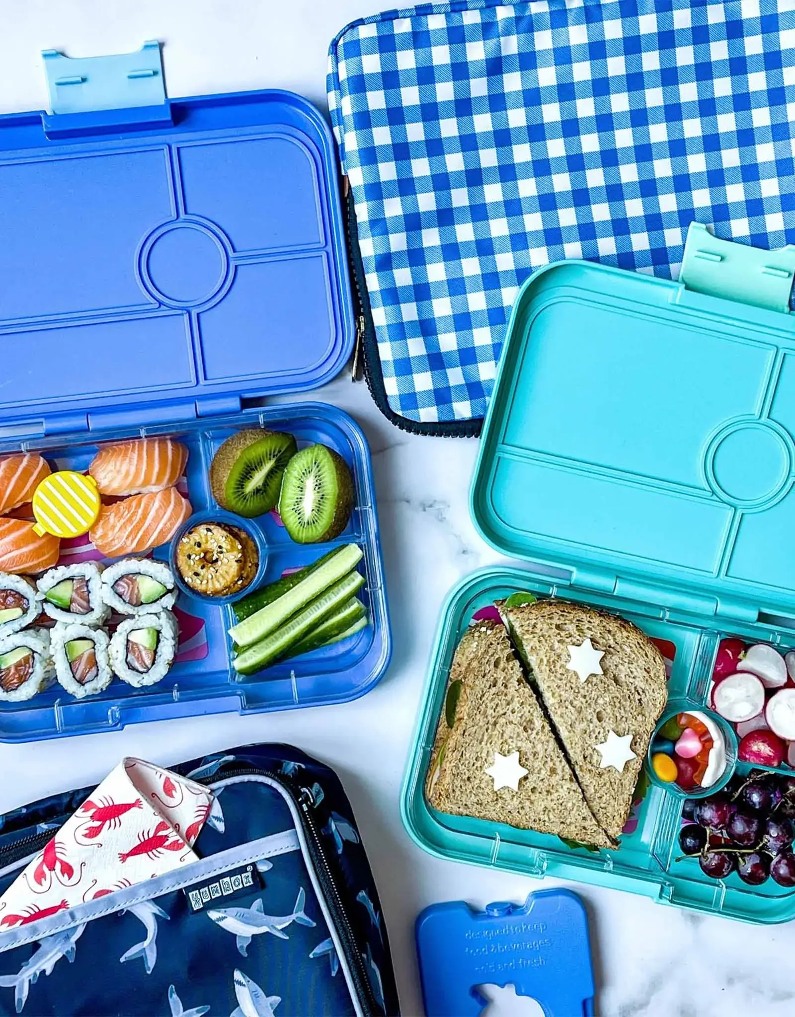 Yumbox Yumbox Tapas XL 4-vakken - Hazy Blue (Panther)