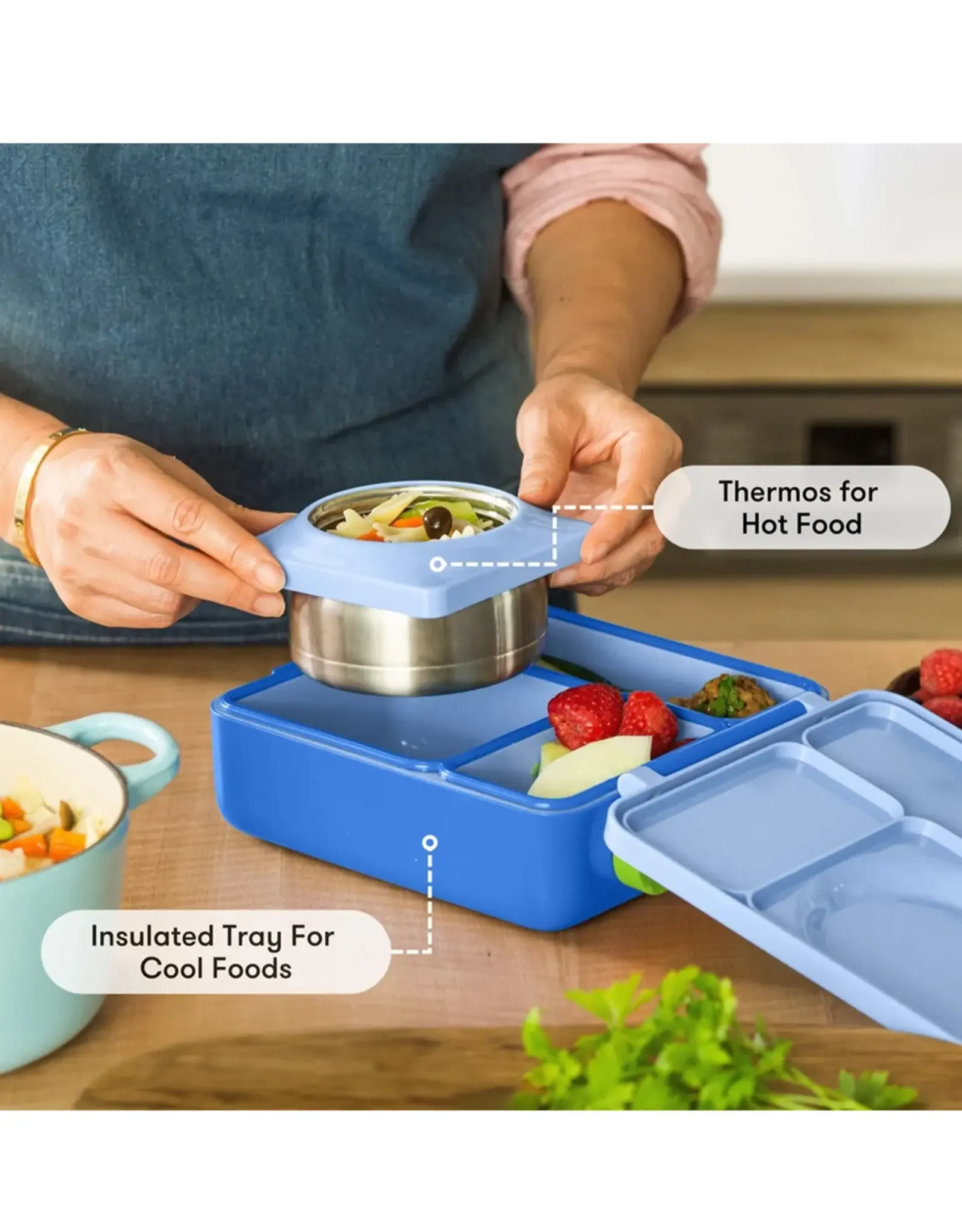 OmieLife OmieLife Bentobox - Sea Blue