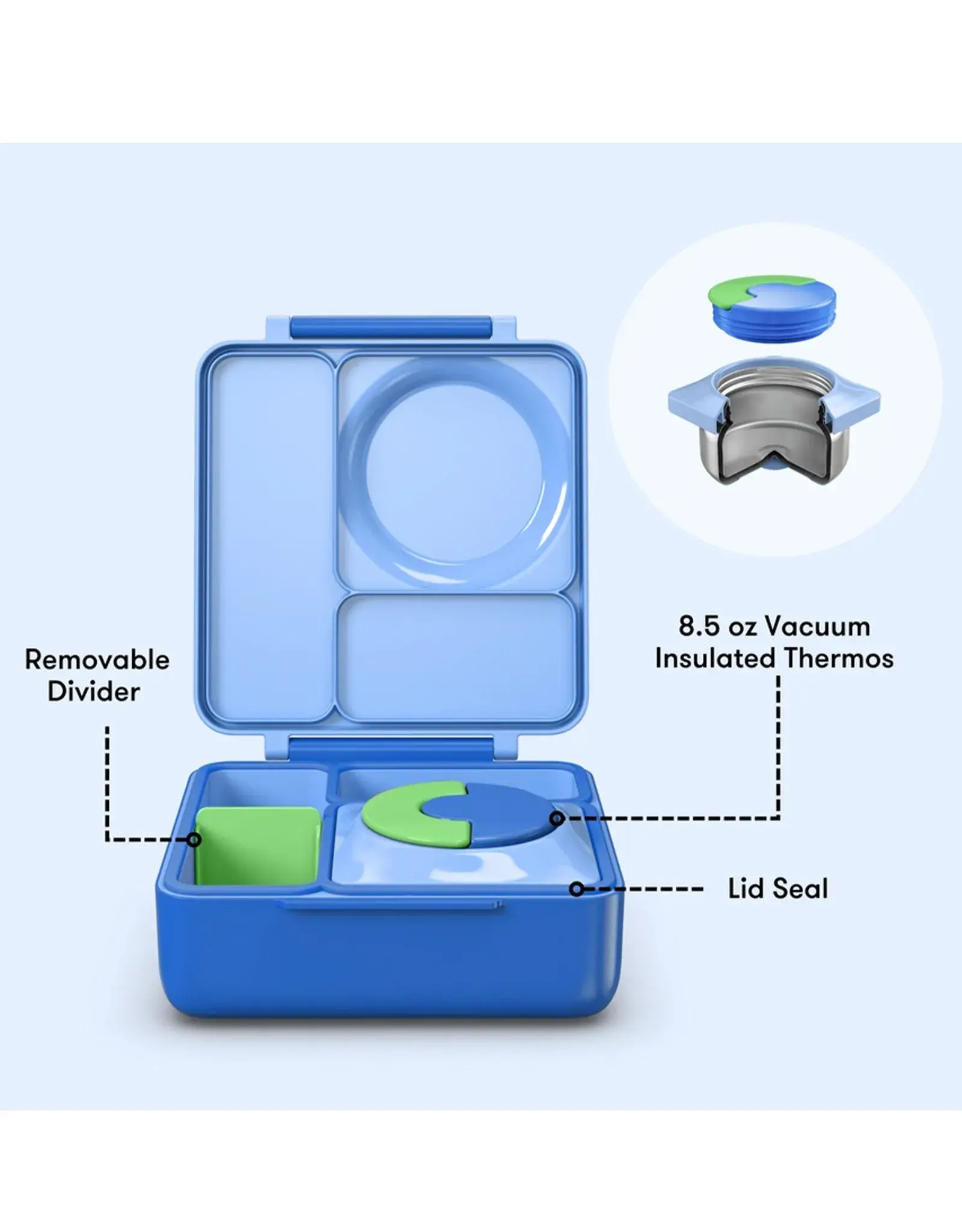 OmieLife OmieLife Bentobox - Sea Blue