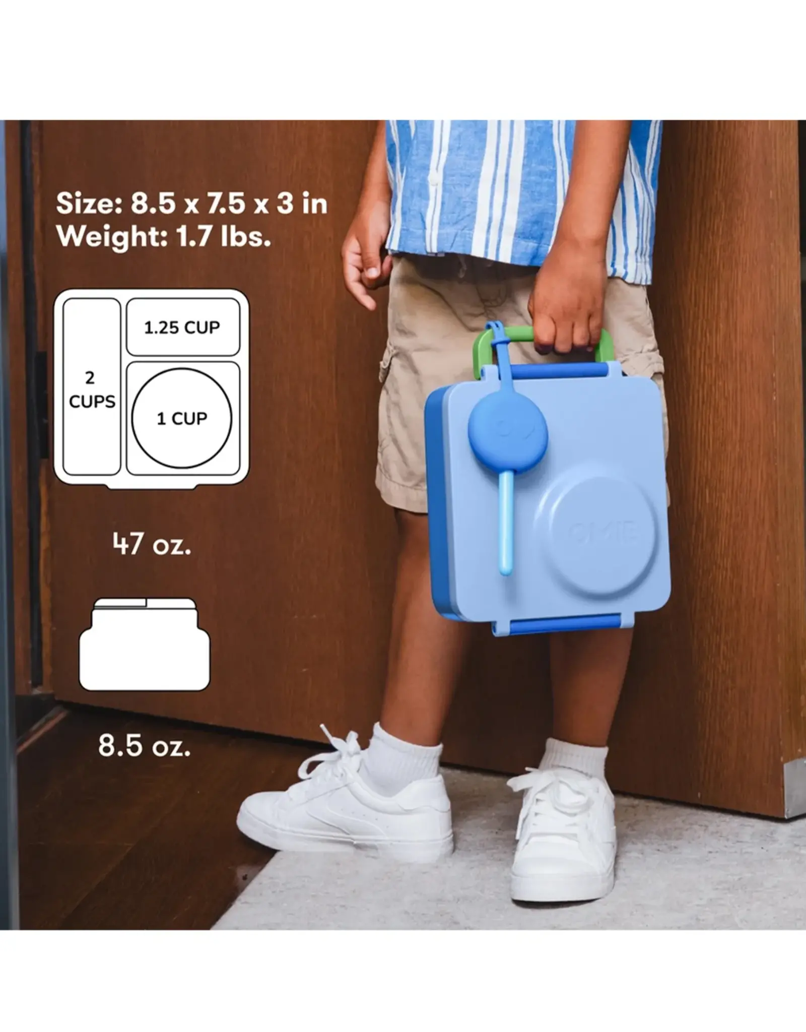 OmieLife OmieLife Bentobox - Sea Blue