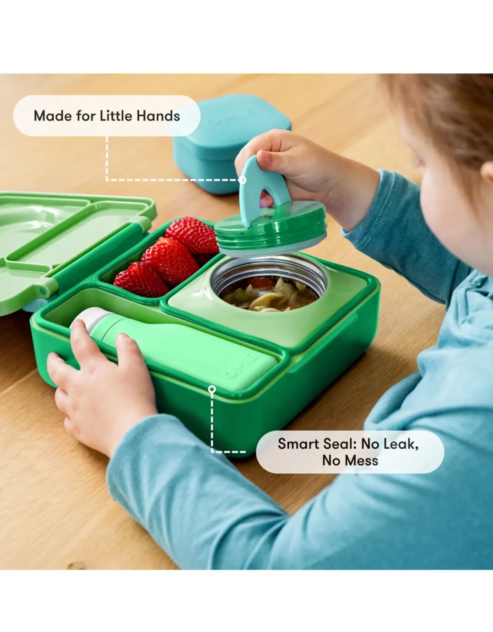 OmieLife OmieLife Bentobox - Apple Green