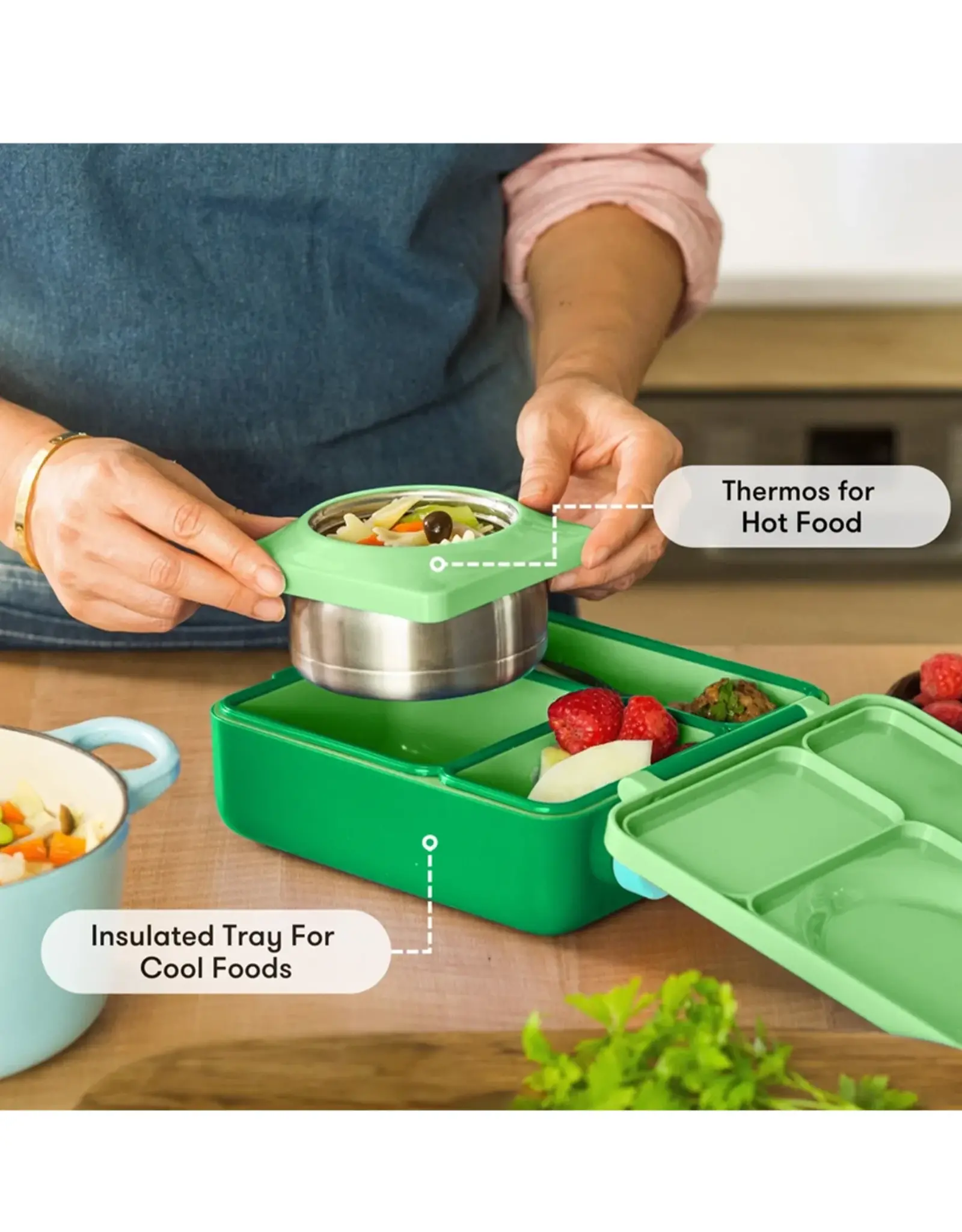 OmieLife OmieLife Bentobox - Apple Green