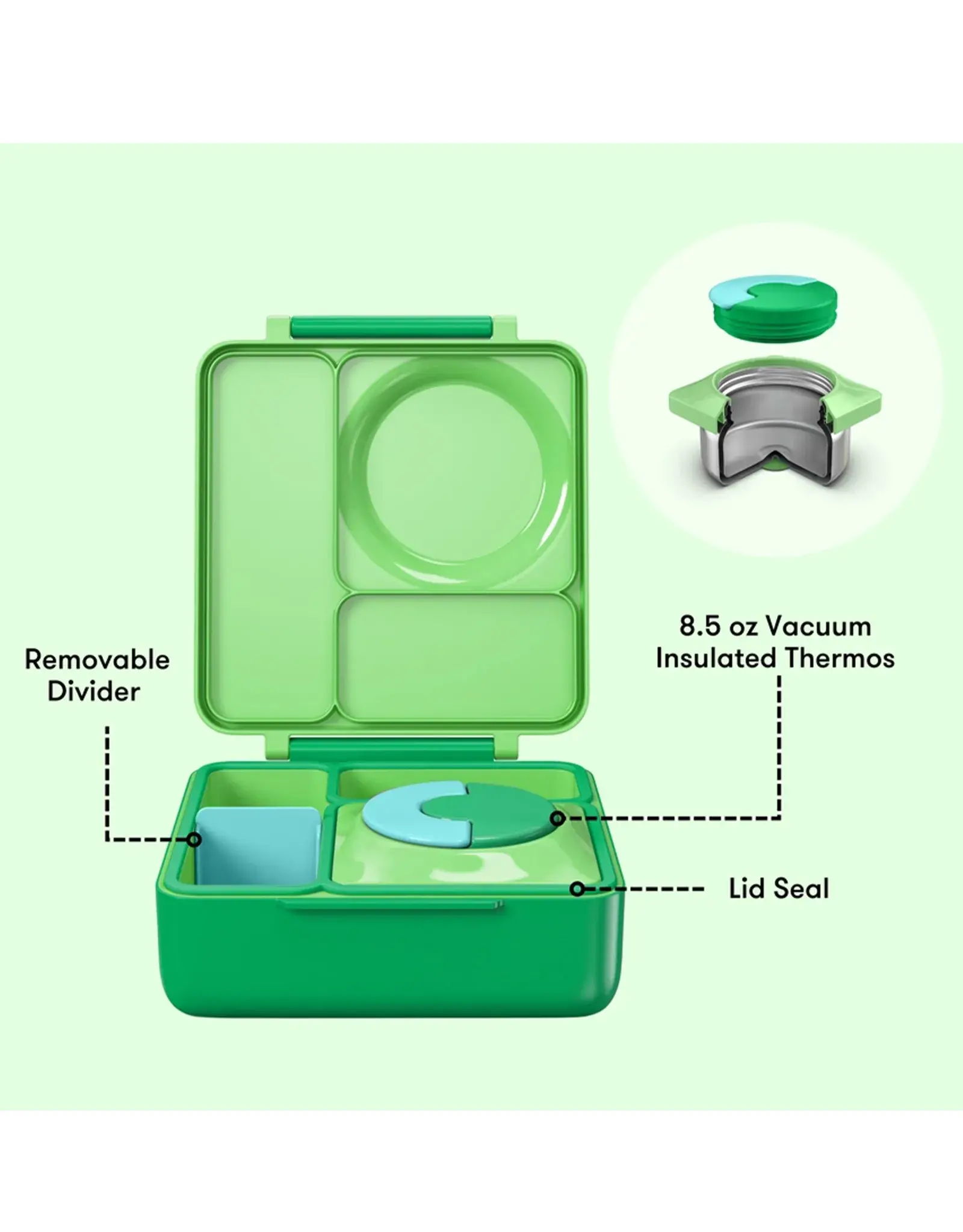 OmieLife OmieLife Bentobox - Apple Green