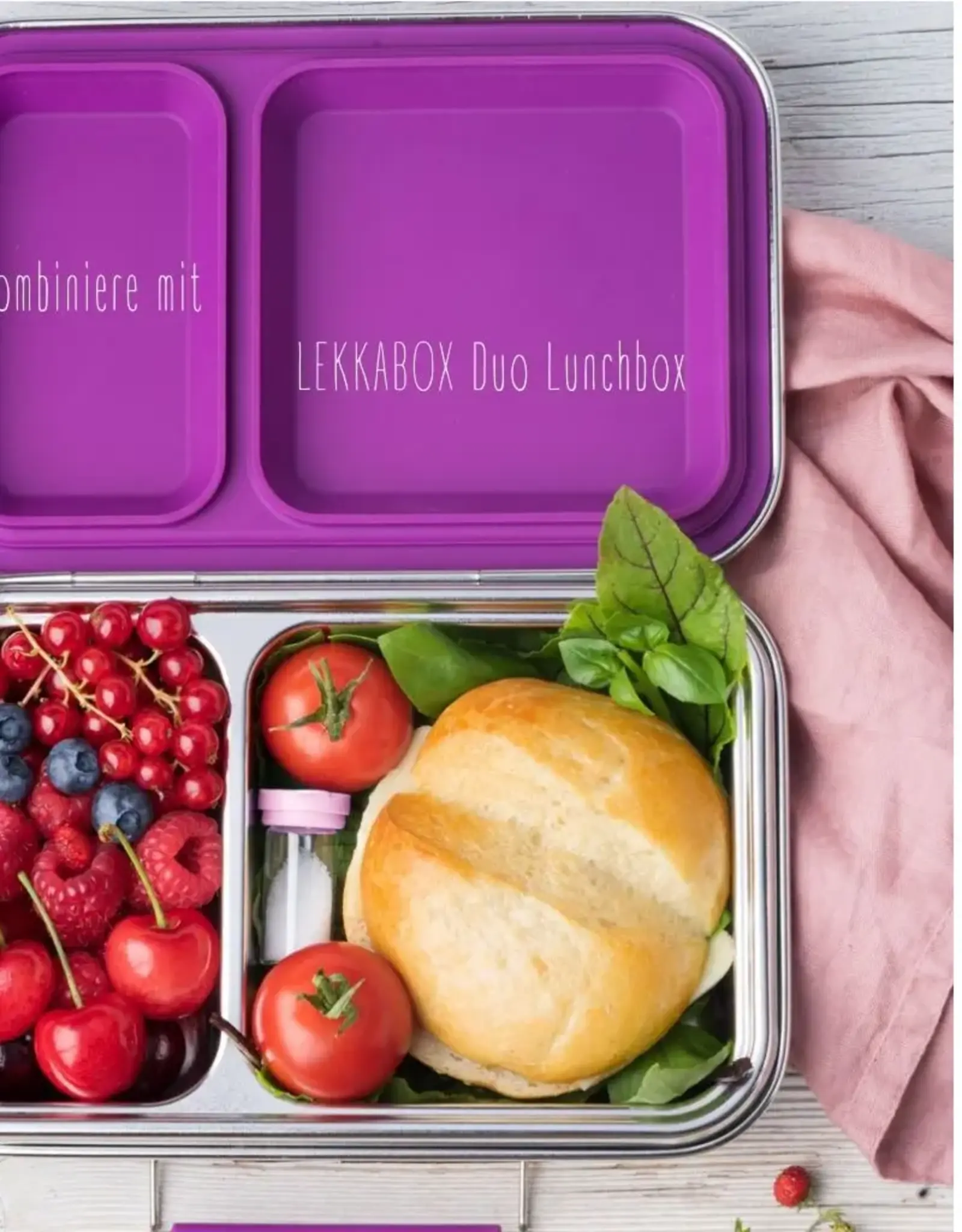 LEKKABOX Lekkabox Mini peper en zout vaatjes - Lavender