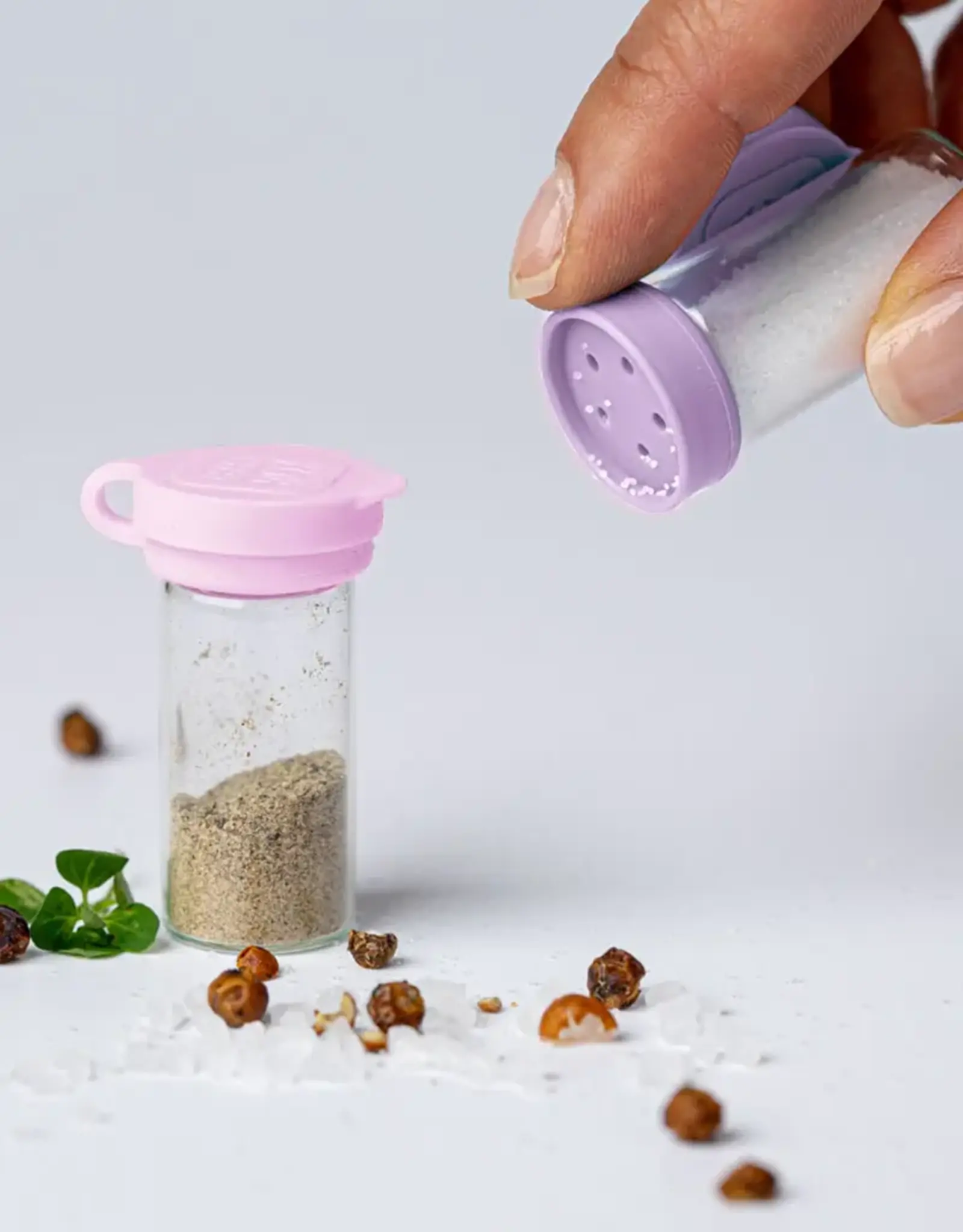 LEKKABOX Lekkabox Mini peper en zout vaatjes - Lavender