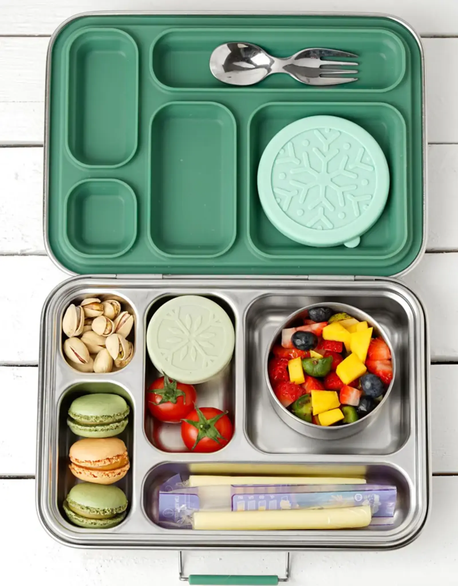 LEKKABOX Lekkabox Dipper Midi - RVS dippotje 200 ml - Forest