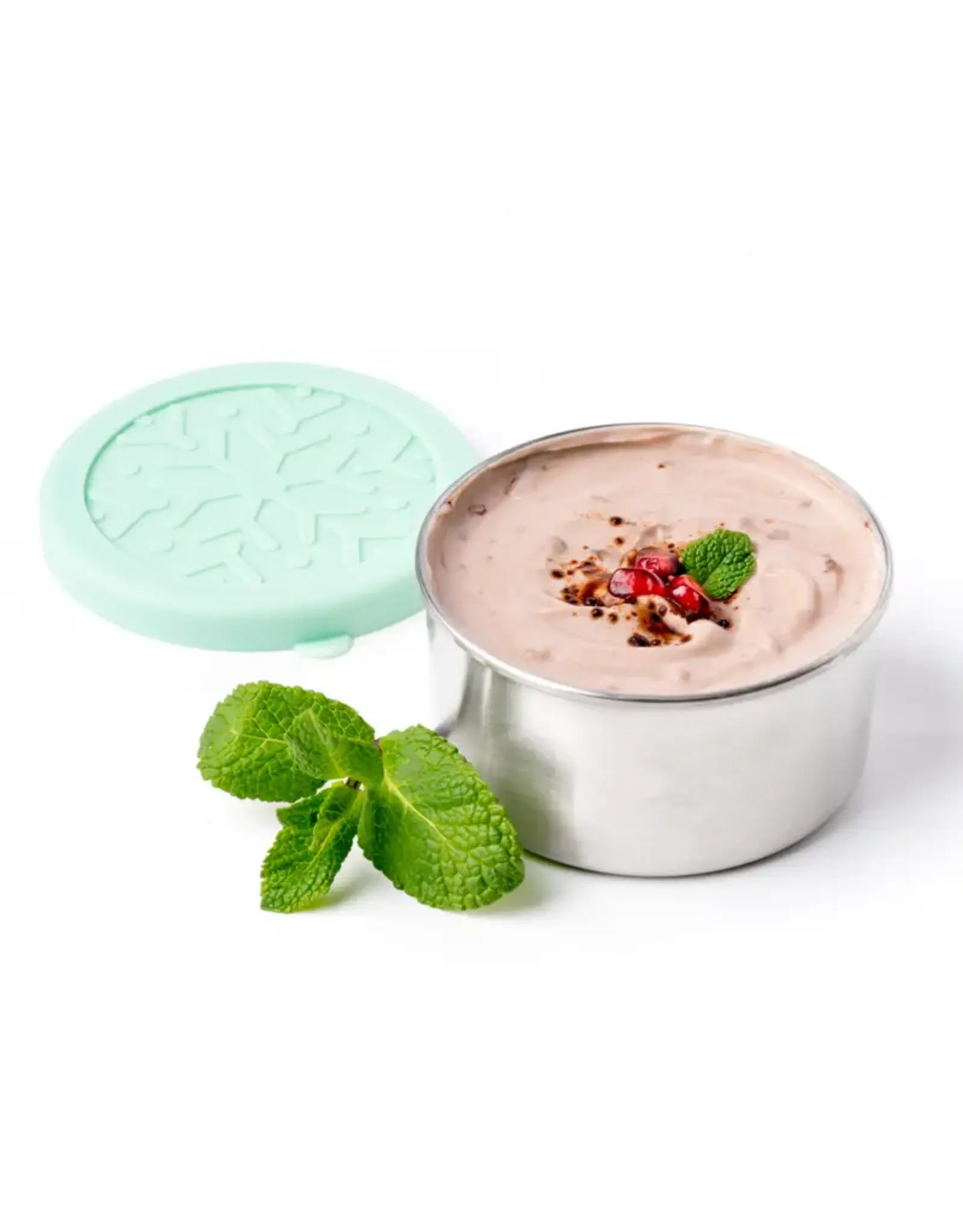 LEKKABOX Lekkabox Dipper RVS MIDI 200ml - Mint