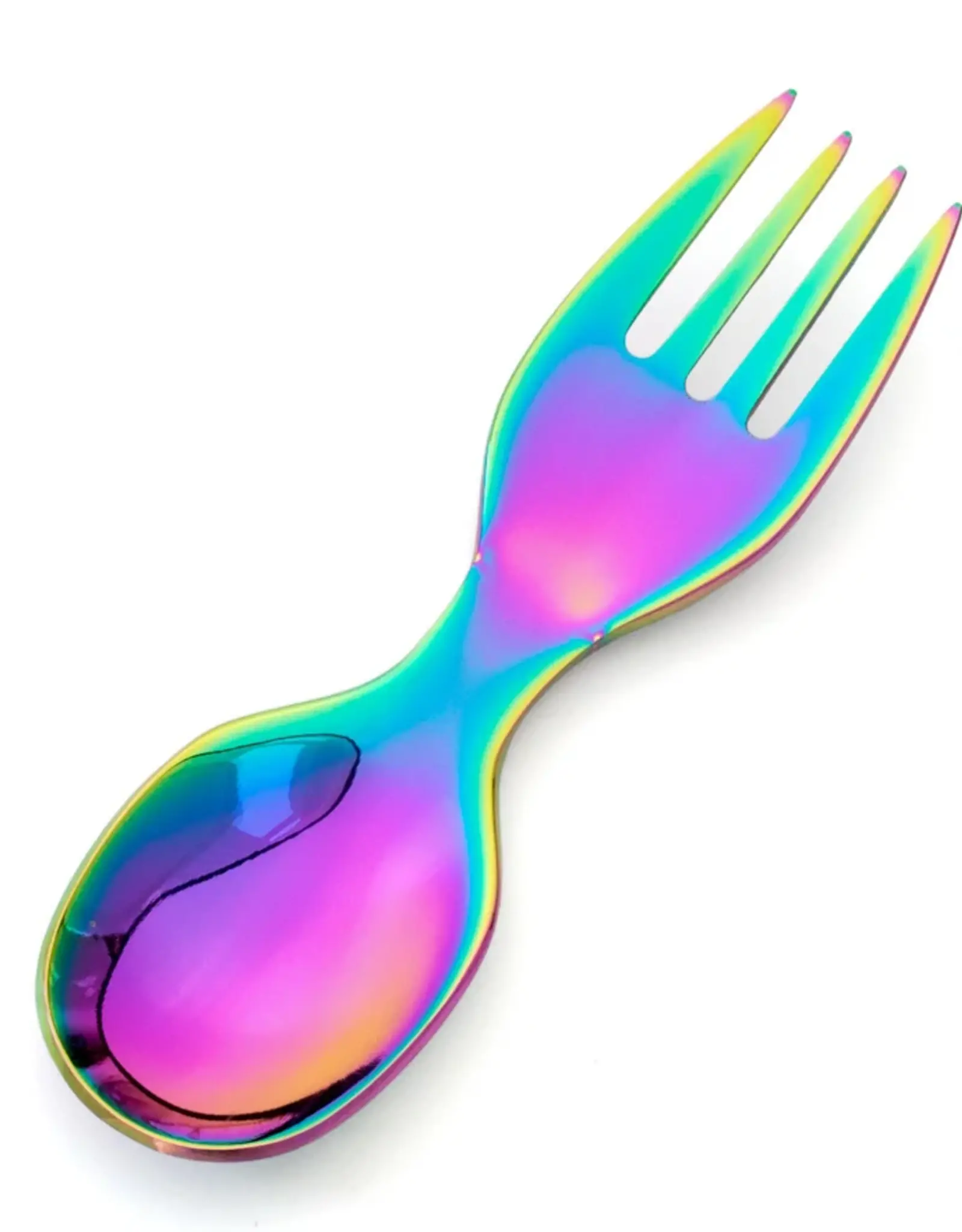 LEKKABOX Spork in RVS - Regenboog