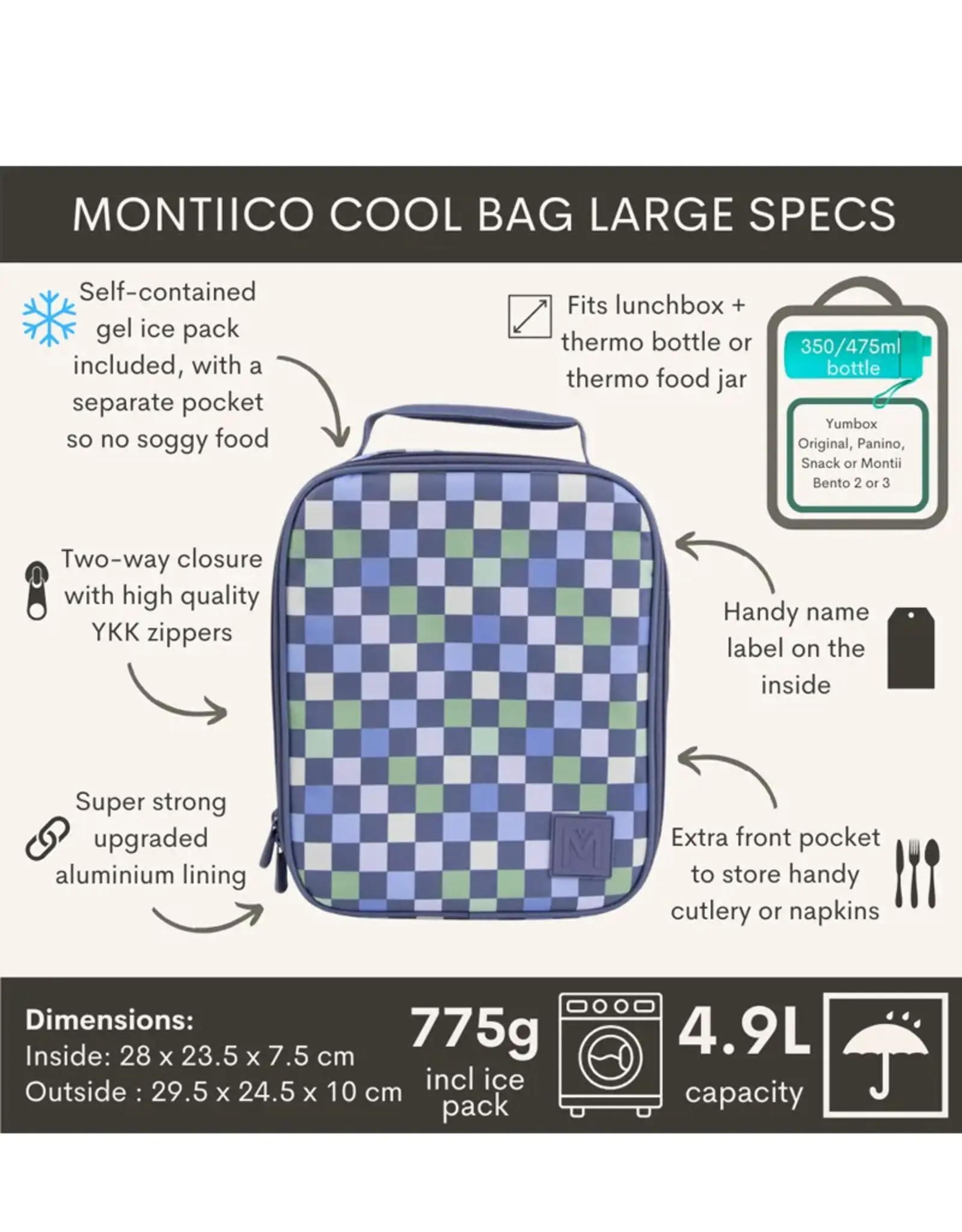 Montii Montii Koeltas Large Checkmate