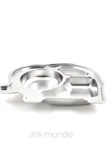 Joli monde Joli Monde - RVS kinderbord Olifant - 3 vakjes