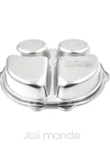 Joli monde Joli Monde - RVS kinderbord Uil - 4 vakjes