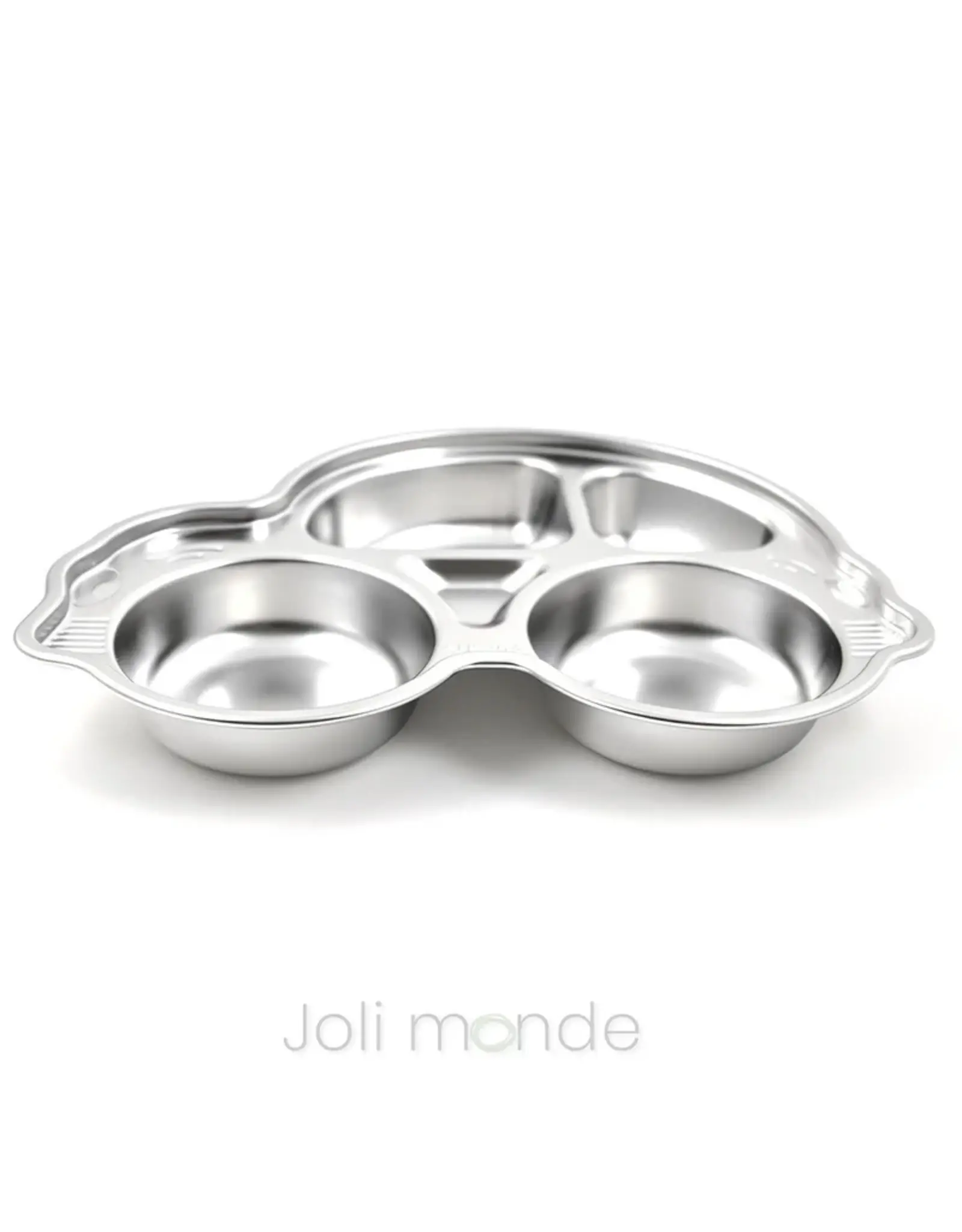 Joli monde Joli Monde - RVS kinderbord Auto - 5 vakjes