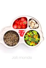 Joli monde Joli Monde - RVS kinderbord Auto - 5 vakjes