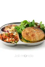 joli monde Joli Monde - RVS kinderbord - Groot 3 vakjes