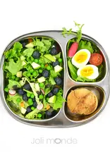 joli monde Joli Monde - RVS kinderbord - Groot 3 vakjes