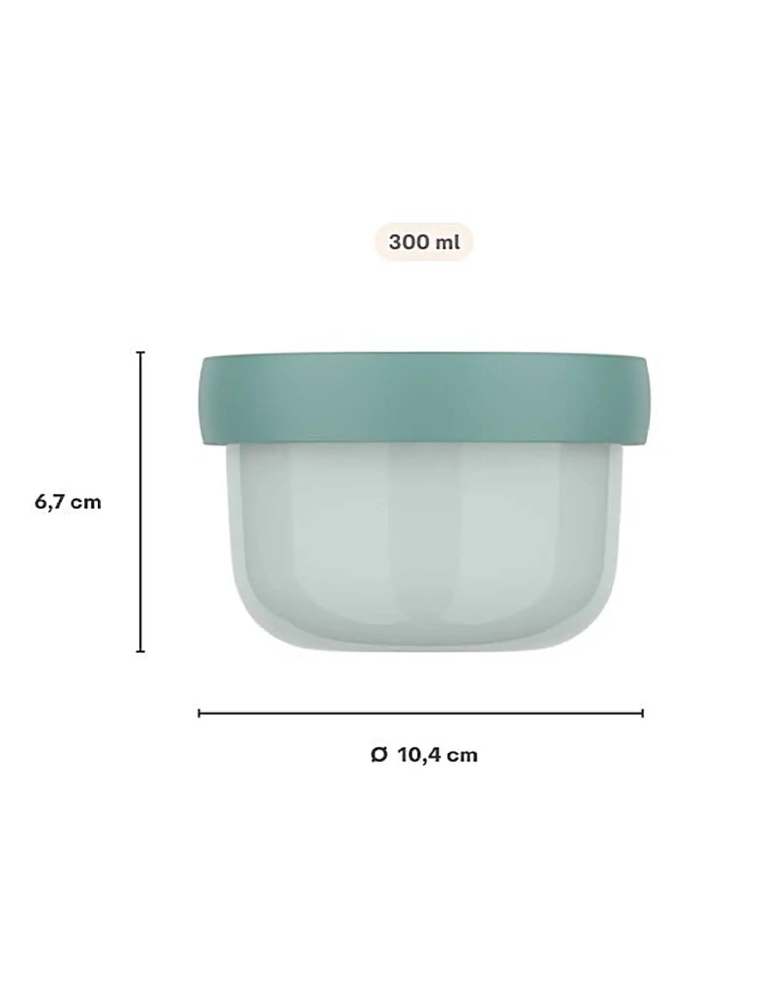 Mepal Fruitbox Campus 300 ml - Cool Mint