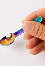LEKKABOX Mini lepel van RVS - Regenboog