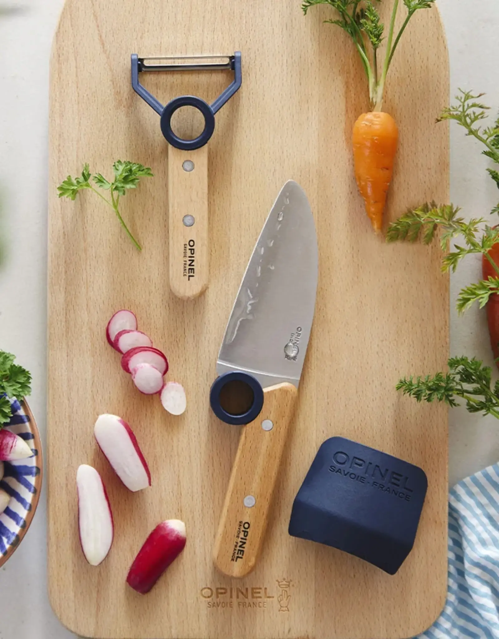 Opinel Keukenset voor kinderen 'Le Petit Chef' Blauw