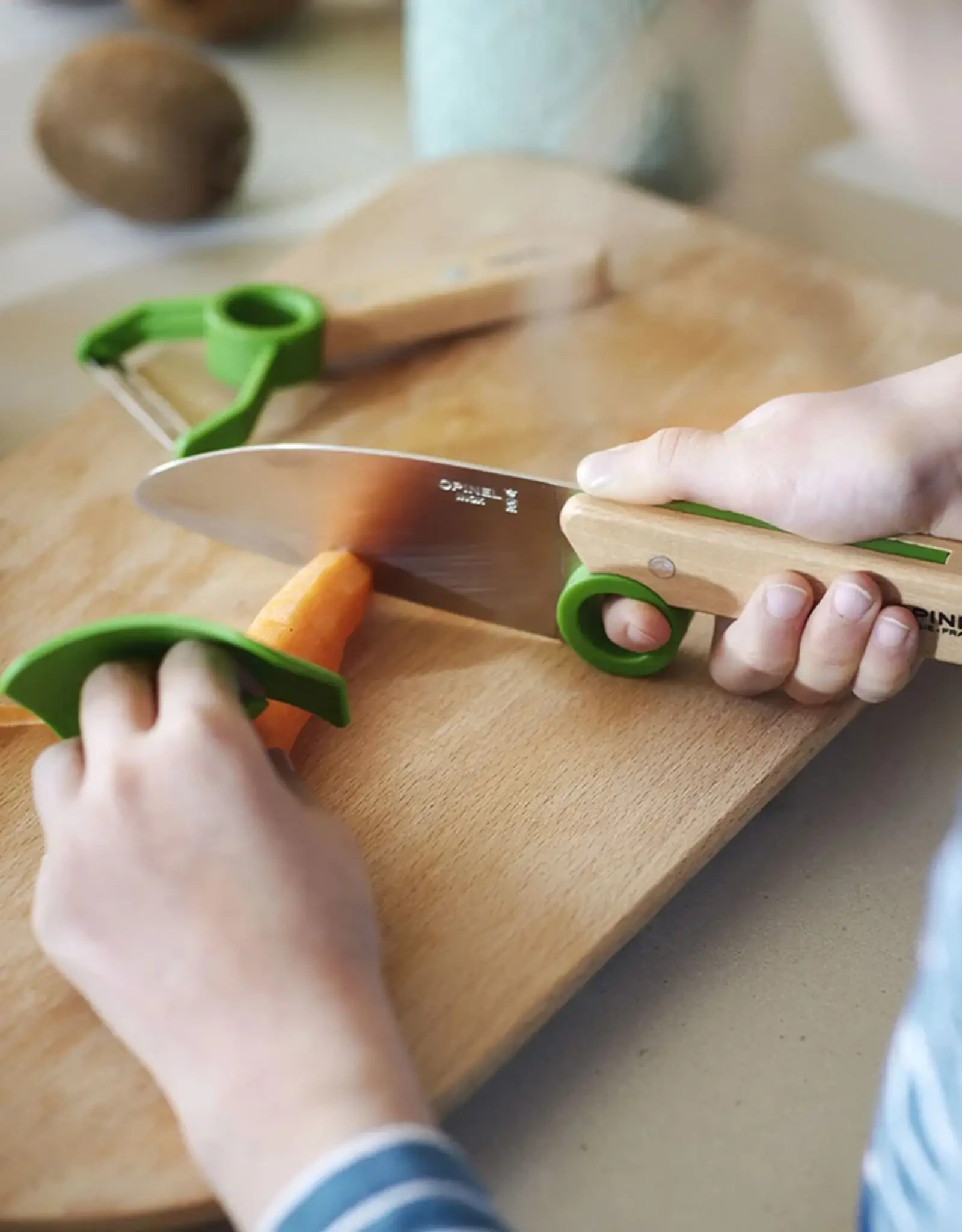 Opinel Keukenset voor kinderen 'Le Petit Chef' Groen