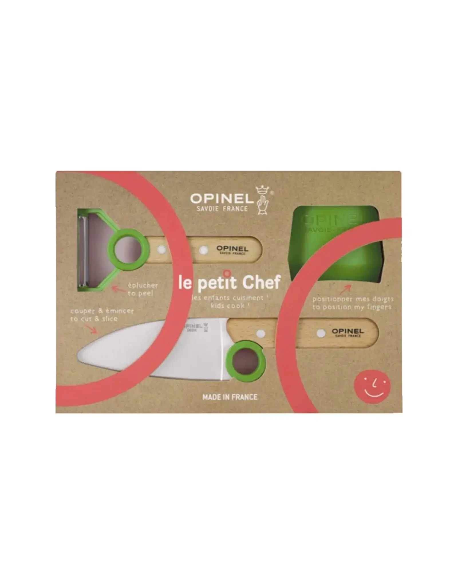 Opinel Keukenset voor kinderen 'Le Petit Chef' Groen