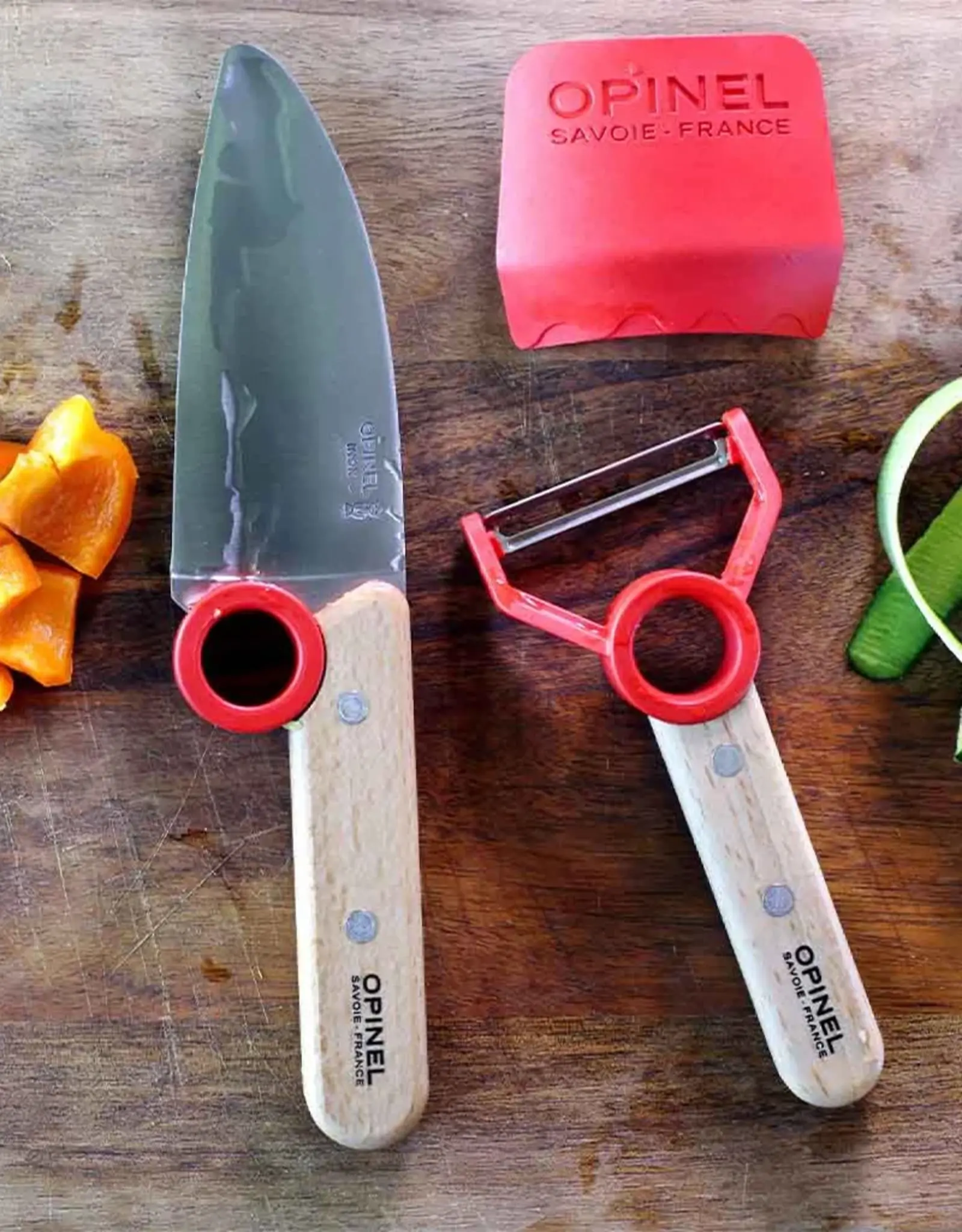 Opinel Keukenset voor kinderen 'Le Petit Chef' Rood