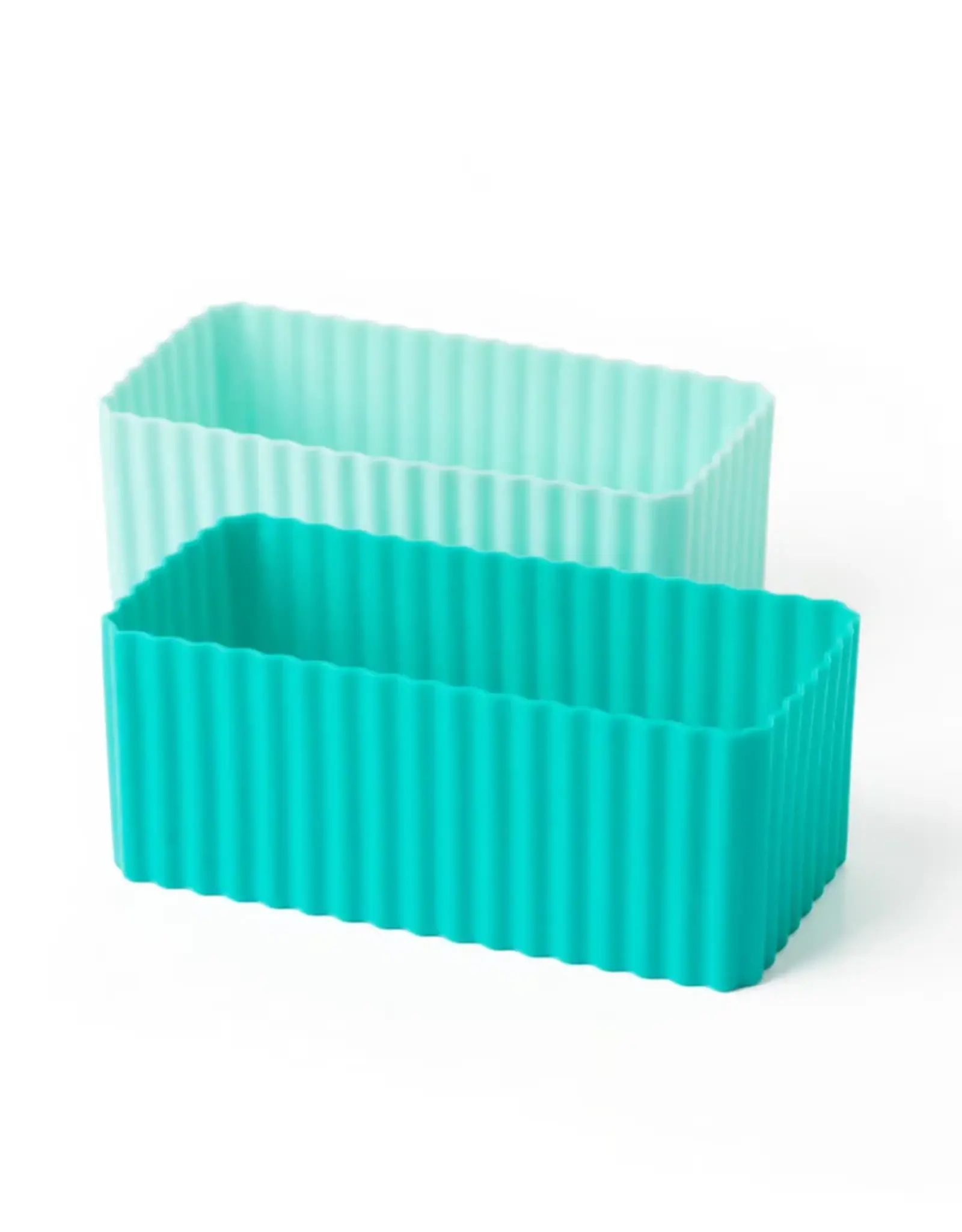 LEKKABOX Silicone Bento Cups - Rechthoek set/2 - Ocean