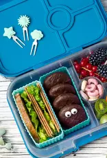 LEKKABOX Silicone Bento Cups - Rechthoek set/2 - Ocean