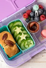 LEKKABOX Silicone Bento Cups - Rechthoek set/2 - Ocean