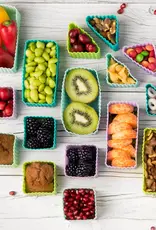 LEKKABOX Silicone Bento Cups - Rechthoek set/2 - Ocean