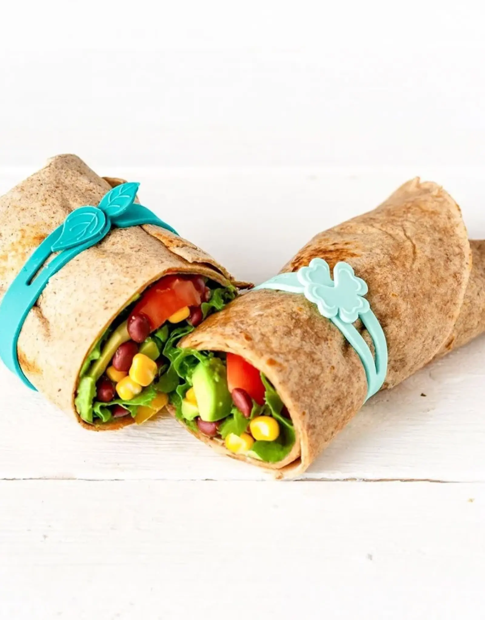 LEKKABOX Lekkabox - Siliconen Wrapbandjes - Ocean