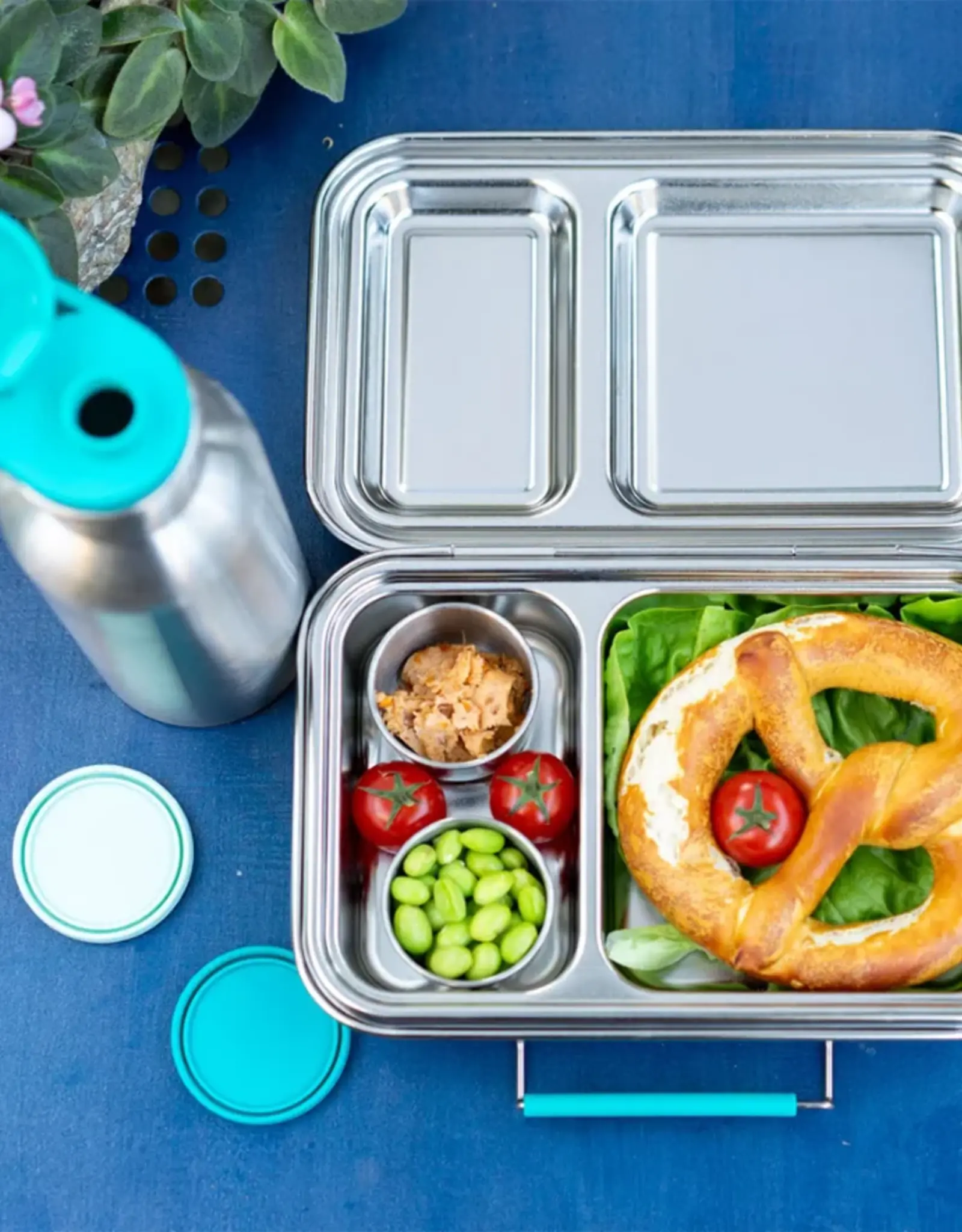 LEKKABOX Lekkabox Tiny - RVS Dressingpotjes - set van 2