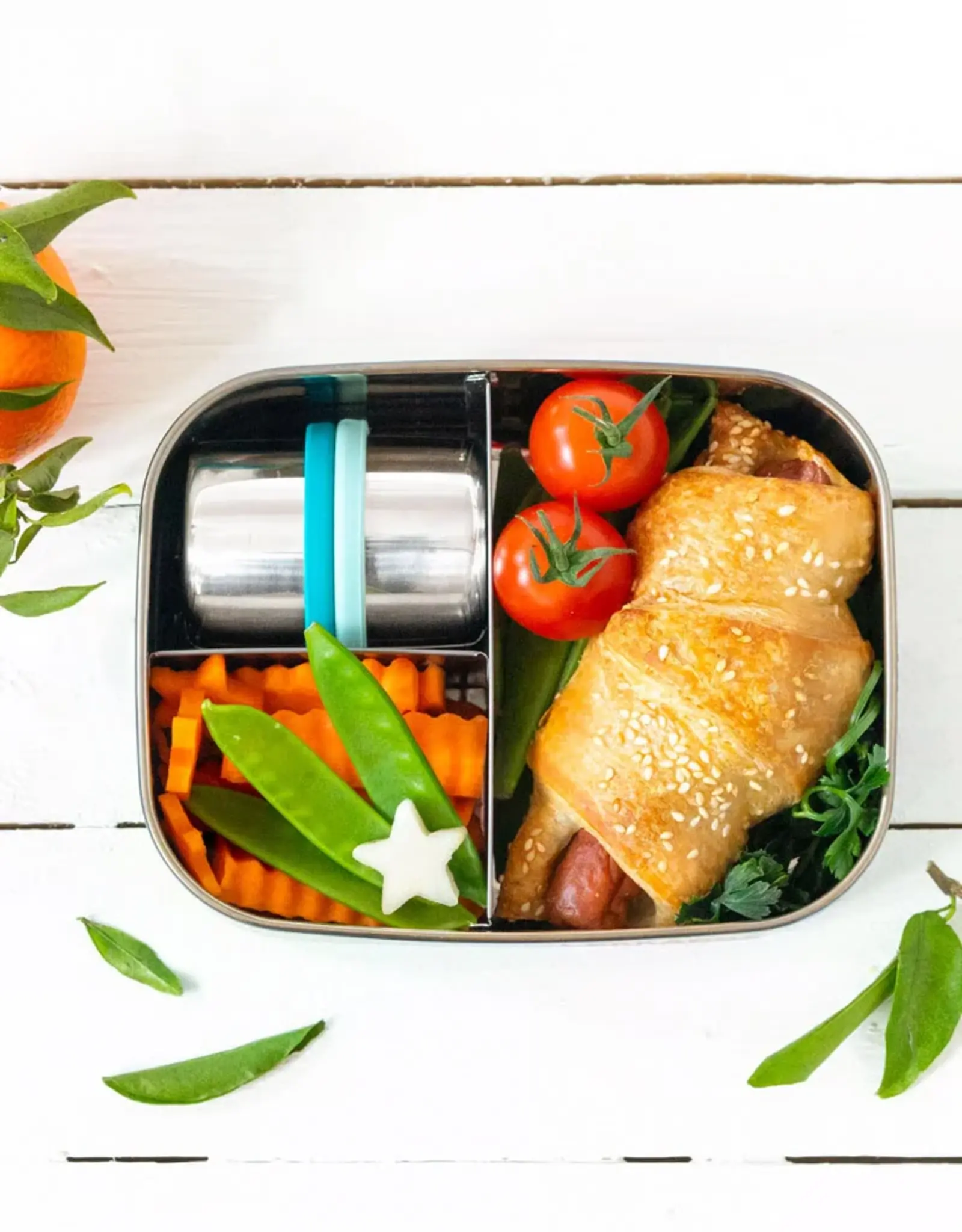 LEKKABOX Lekkabox Tiny - RVS Dressingpotjes - set van 2