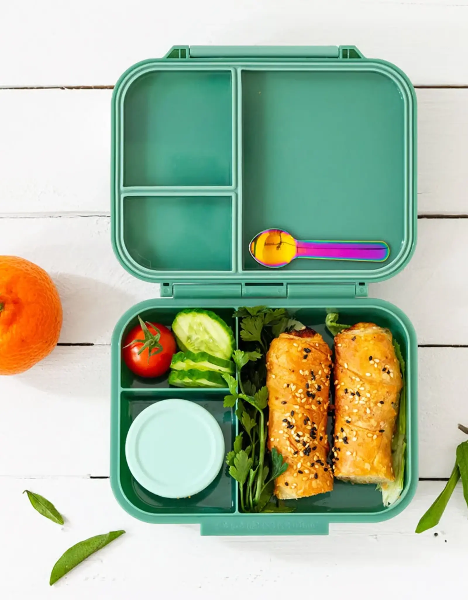 LEKKABOX Lekkabox Tiny - RVS Dressingpotjes - set van 2