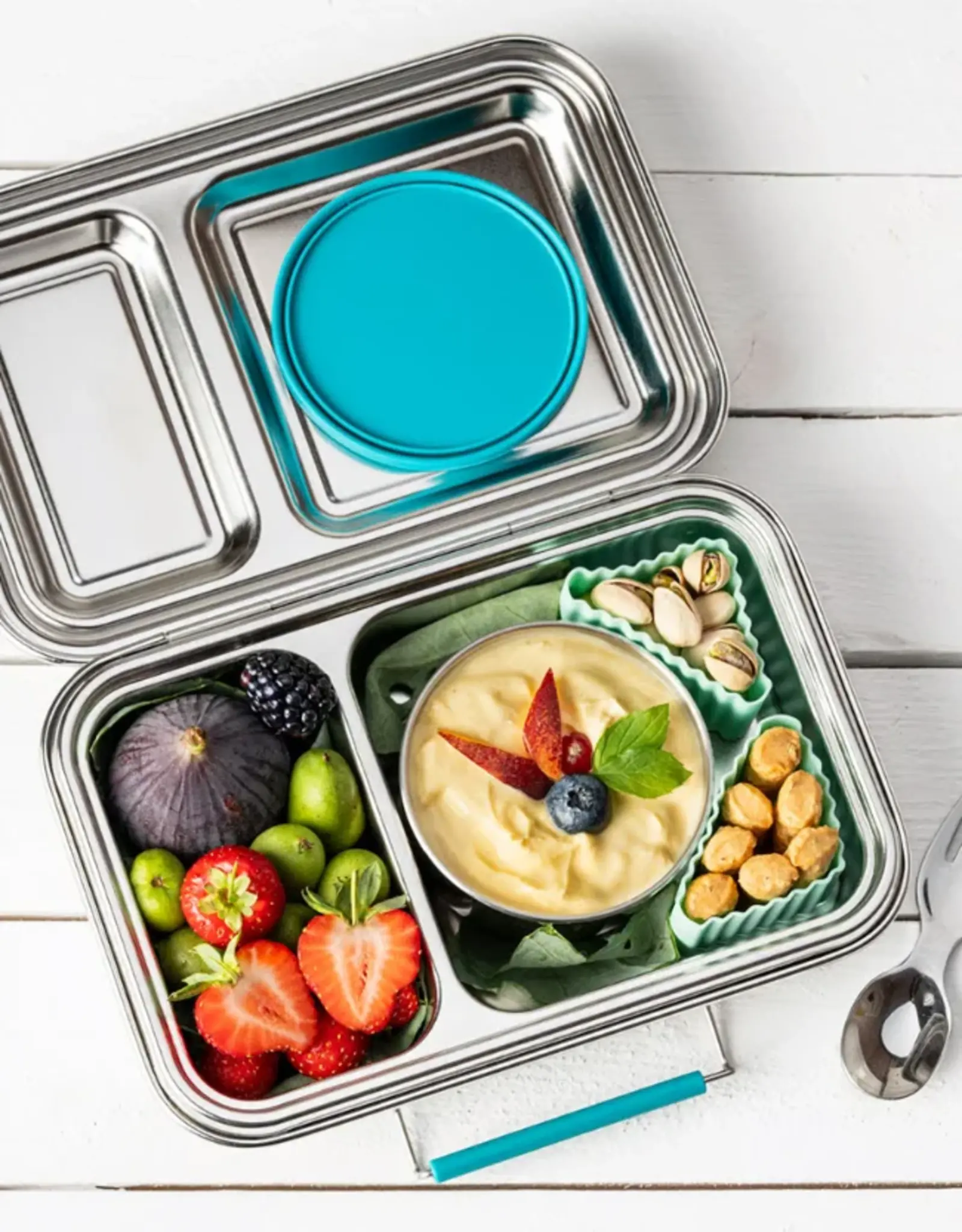 LEKKABOX Lekkabox Tin - RVS Dipbakje 180 ml